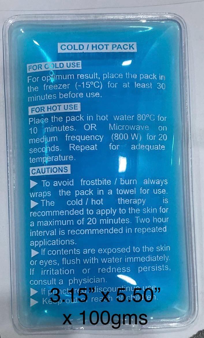 Hot & Cold Gel Pack Set β Pack of 3 (Small, Medium, Large) for Pain Relief & Injury Recovery
