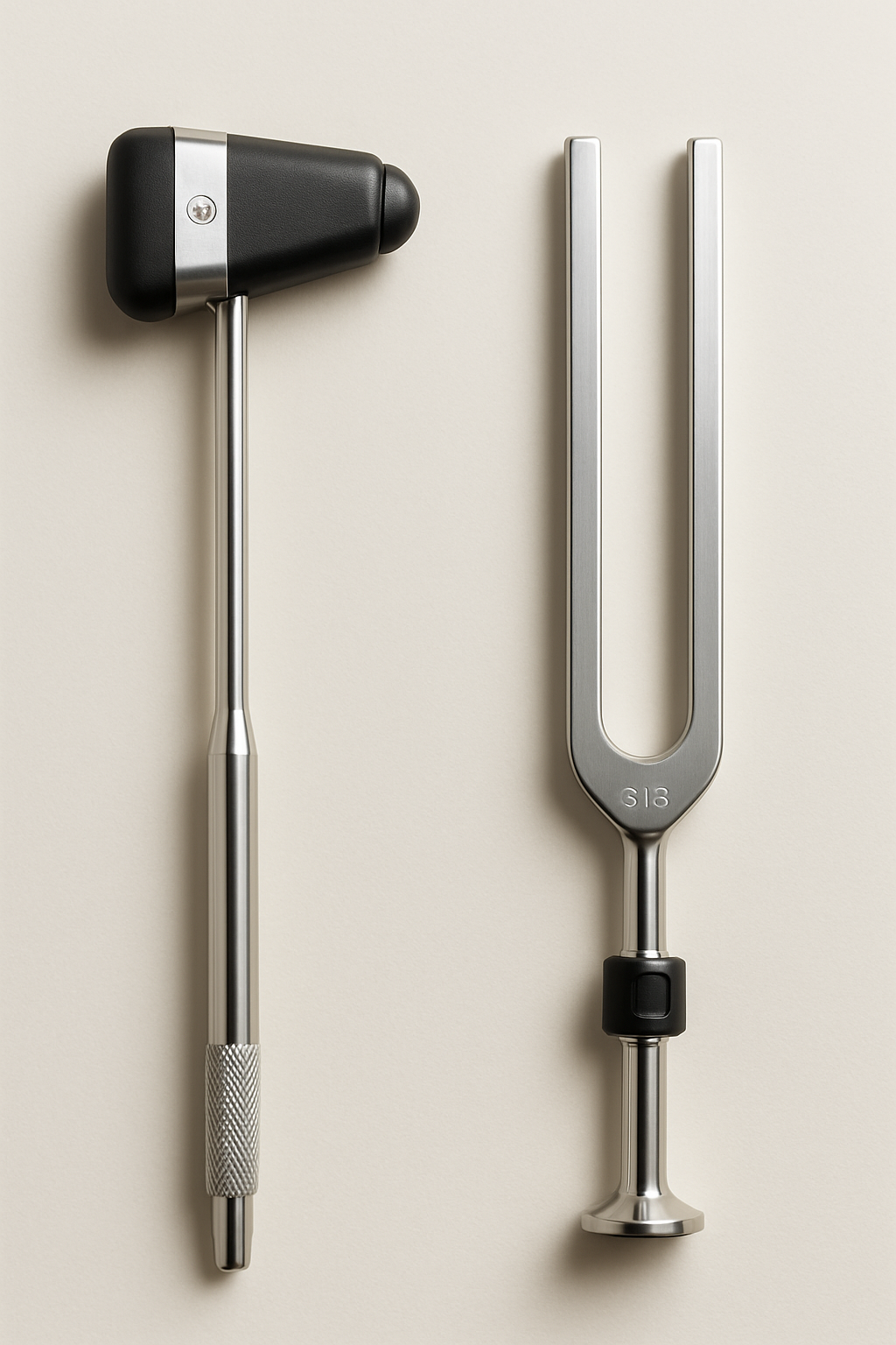 Reflex Hammer & Tuning Fork Combo – Neurological Examination Kit
